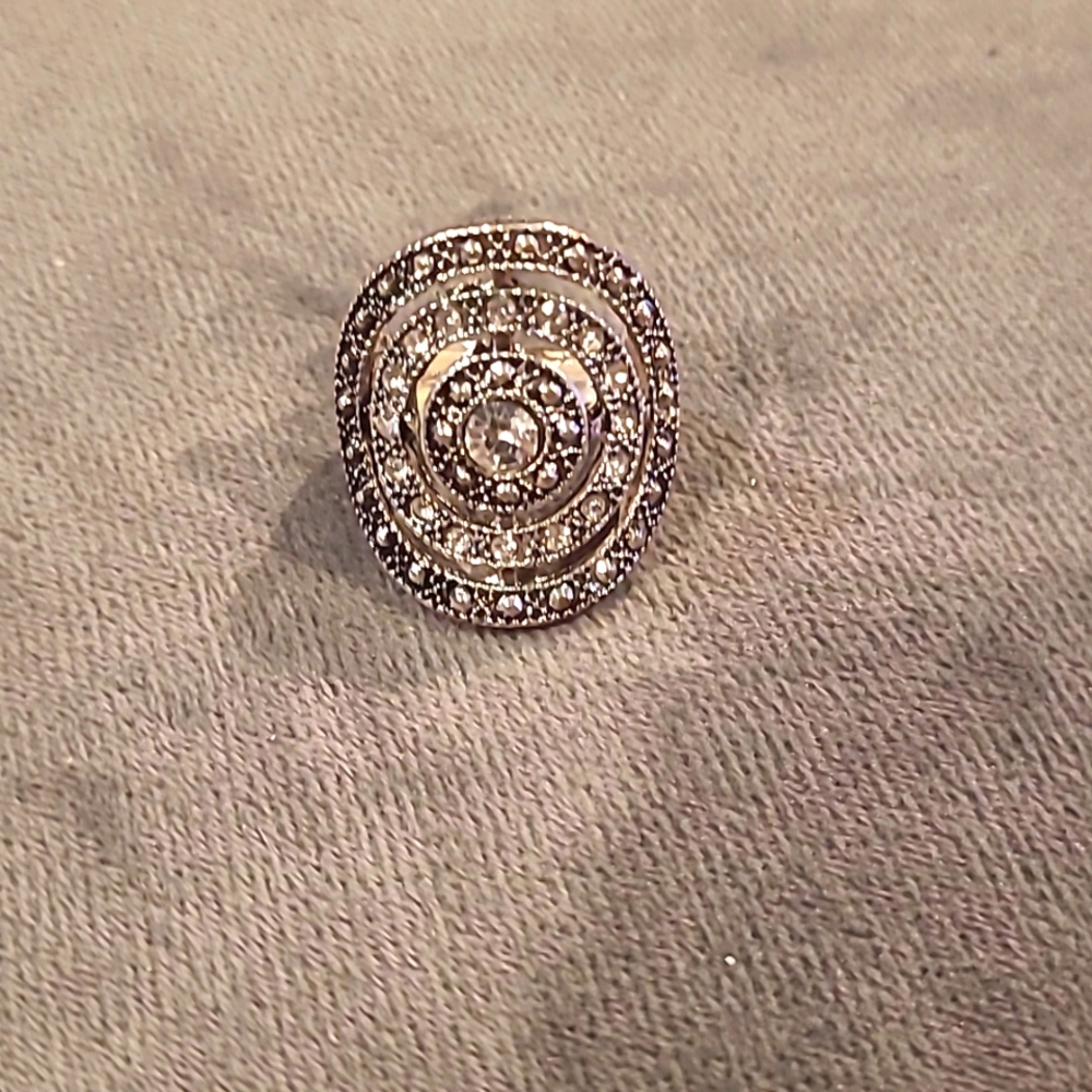 Costume Silver Ring Size 5